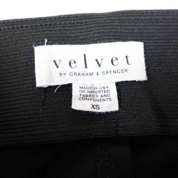 Velvet Graham & Spencer Leggings Pants Women's XS Faux Suede Ankle Zip Tights - Picture 2 of 9